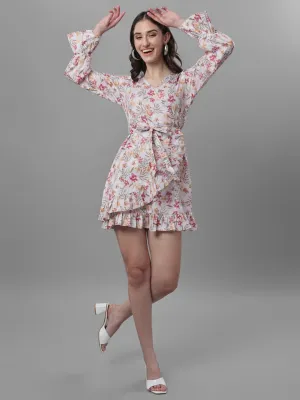 dresses for Women western wear floral white