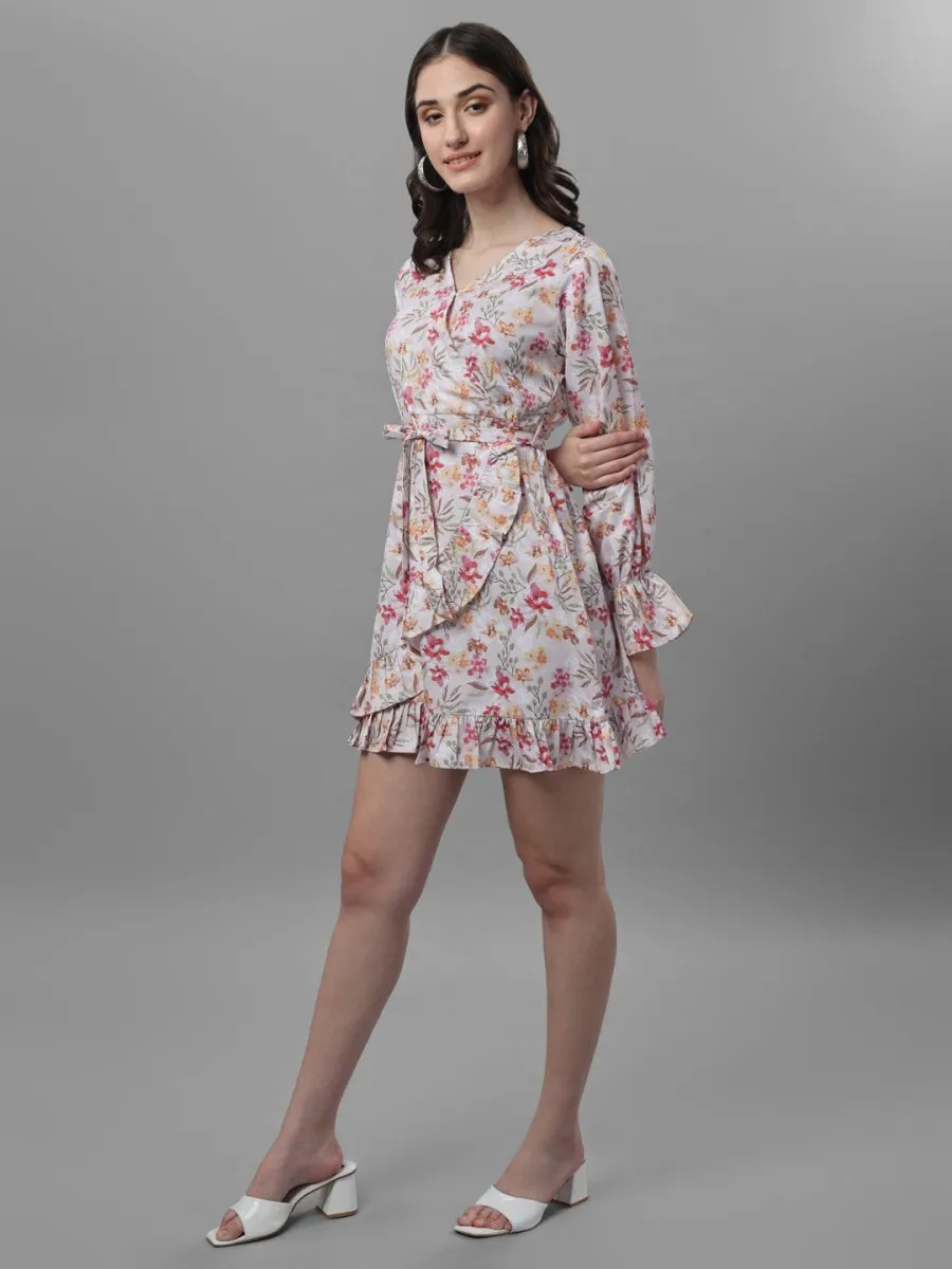 dresses for Women western wear floral white