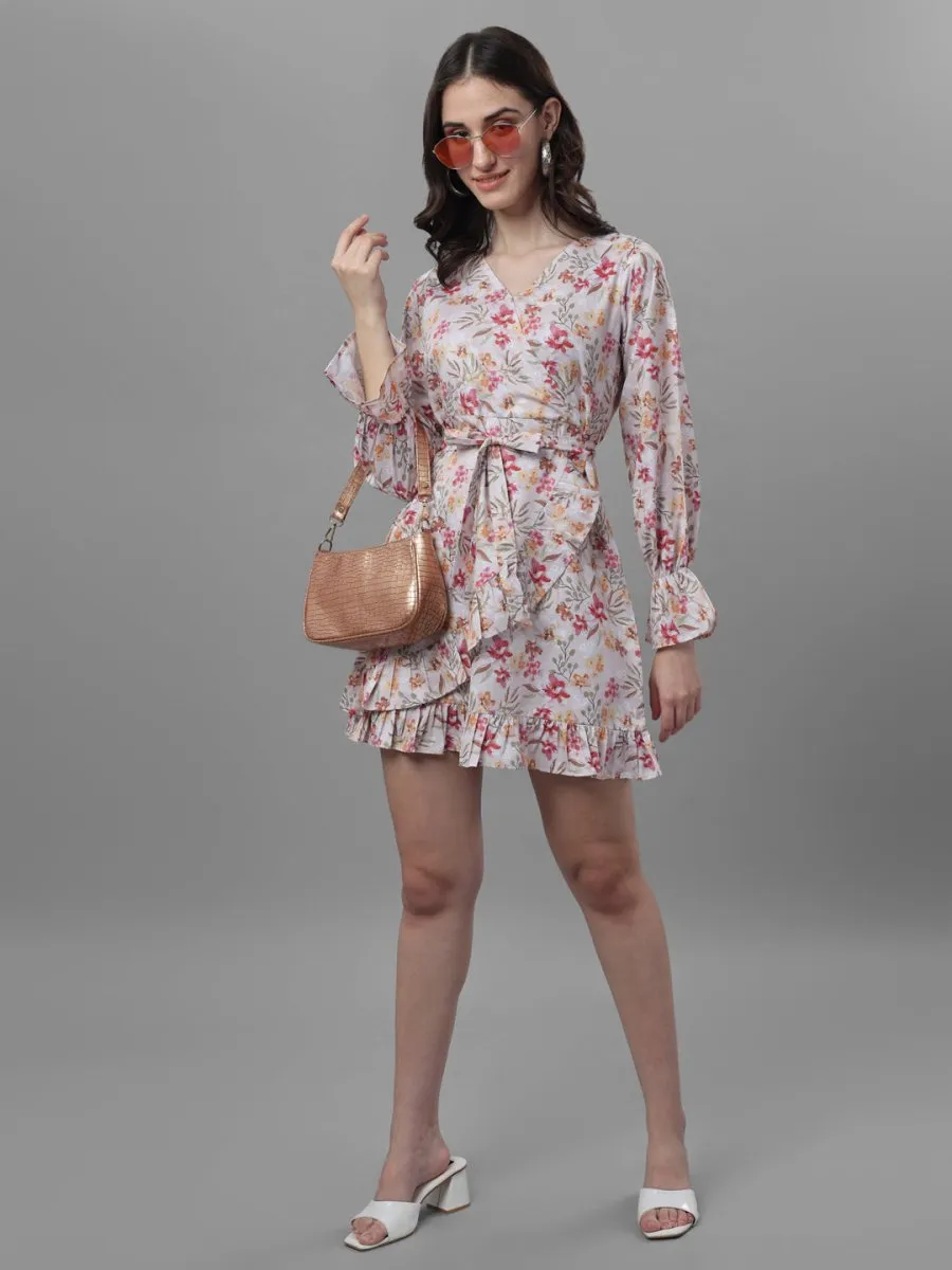 dresses for Women western wear floral white