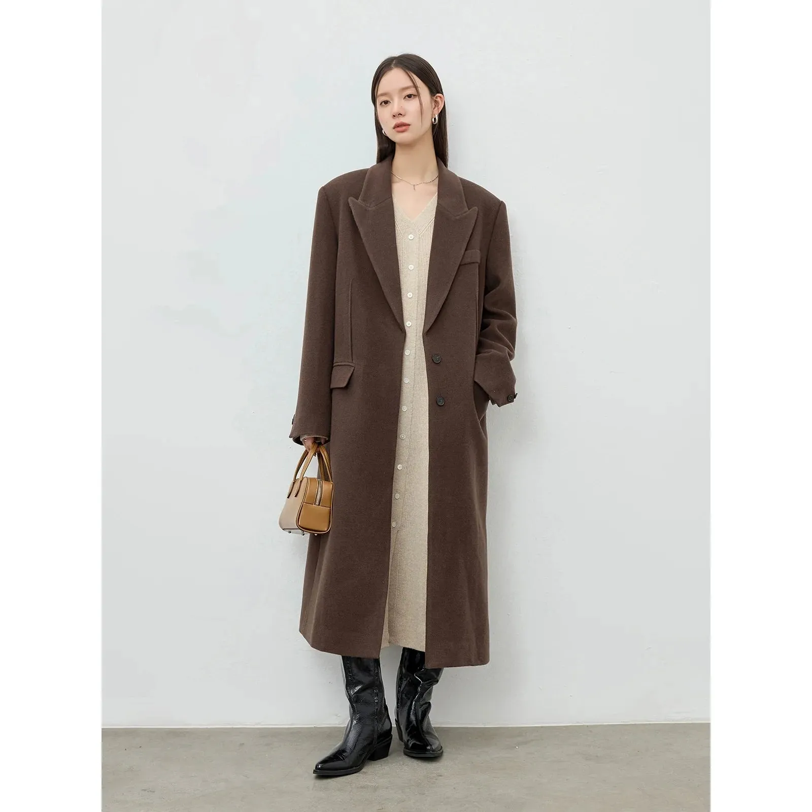 Elegant Knit Cardigan Dress