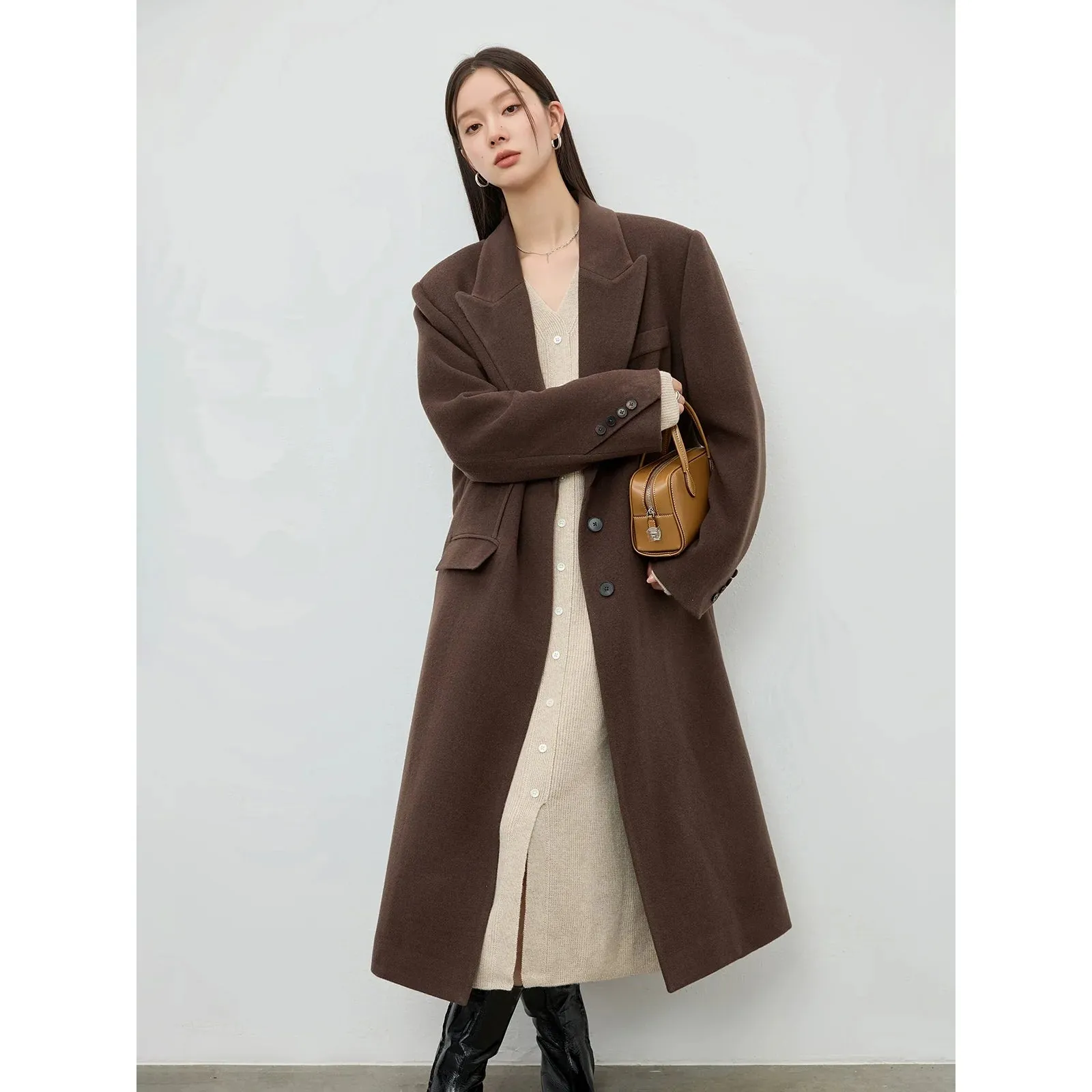 Elegant Knit Cardigan Dress