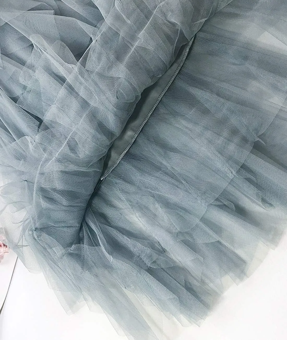Femiserah Women's Long Rainbow A Line Tulle Tutu Skirts Tiered Skirt Petticoat