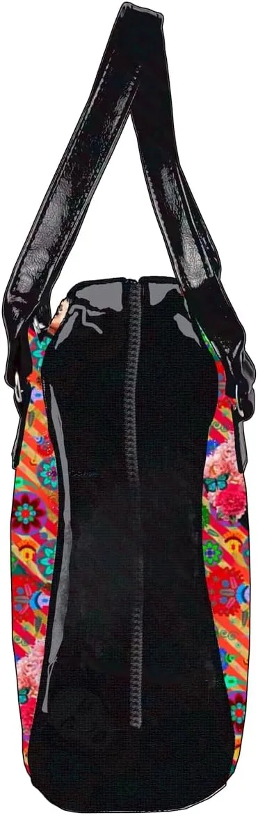 Fiesta Collection Colorful, Large, Whimsical, Womens Handbag, Purse, Travel Bag, Satchel, Favorite Tote
