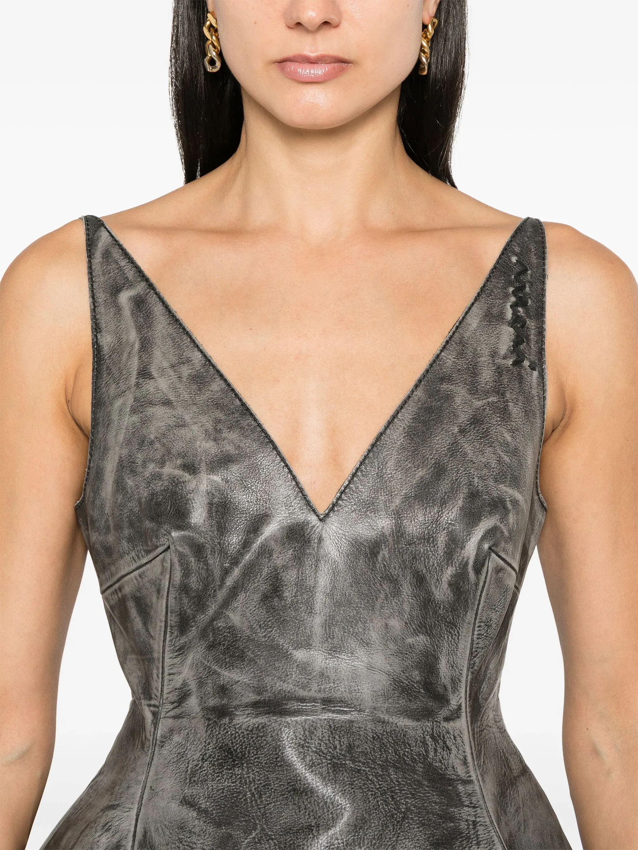flared mini dress