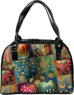 Flora and Fauna Collection Colorful, Large, Whimsical, Womens Handbag, Purse, Travel Bag, Satchel, Fav Tote