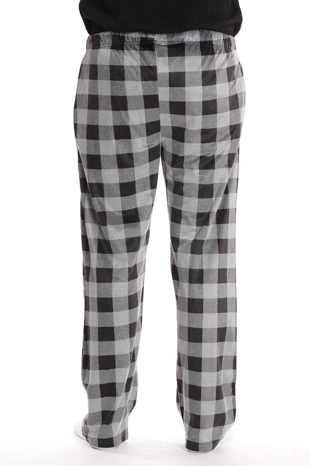 #followme Ultra Soft Fleece Men's Plaid Pajama Pants with Pockets