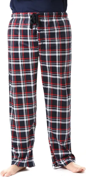 #followme Ultra Soft Fleece Men's Plaid Pajama Pants with Pockets