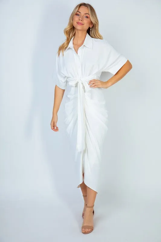 Front Twist Dress - Final Sale