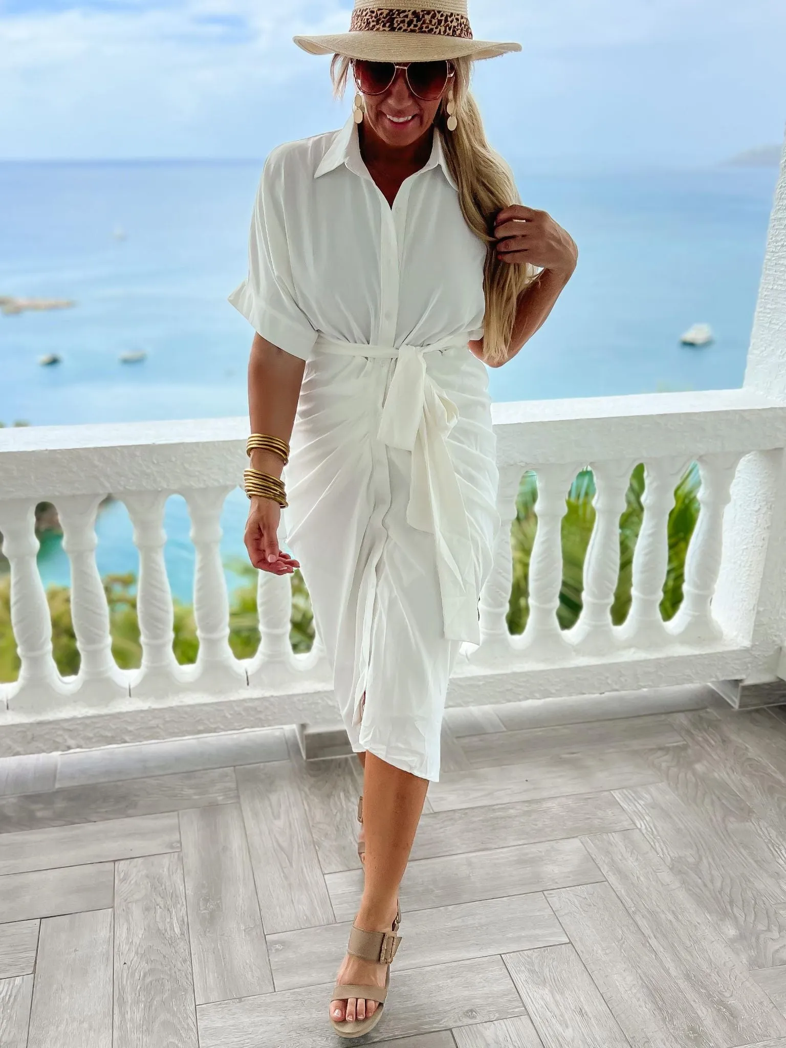 Front Twist Dress - Final Sale