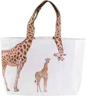 Giraffe Tote Bag For Women, Funny Giraffe Gifts Decor Tote Bag, Cute Large Tote Bag, Kawaii Tote Bag Aesthetic, Waterproof Beach Bag for Women Grocery Shopping Gift Bag