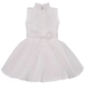 Girls Soft Net Knee length Fit and Flare Dress