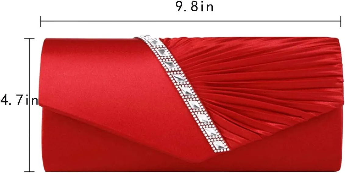 Goclothod Evening Clutch Handbag Women Fashion Crossbody Shoulder Bag Chain Purse