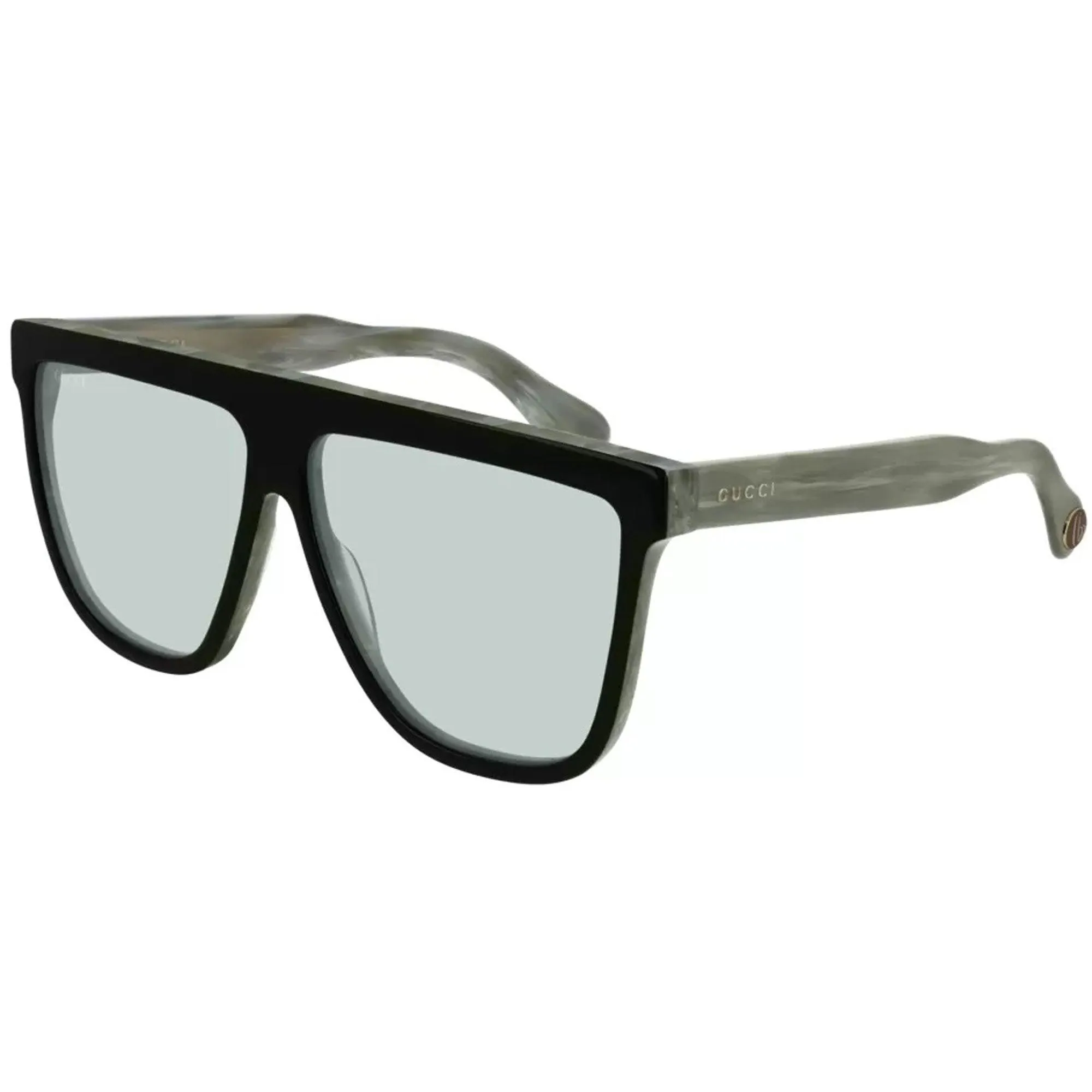 Gucci Men's Sunglasses - Full Rim Black Rectangular Frame | GG0582S-30008087004