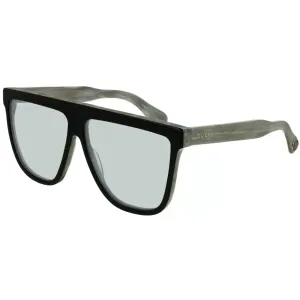 Gucci Men's Sunglasses - Full Rim Black Rectangular Frame | GG0582S-30008087004