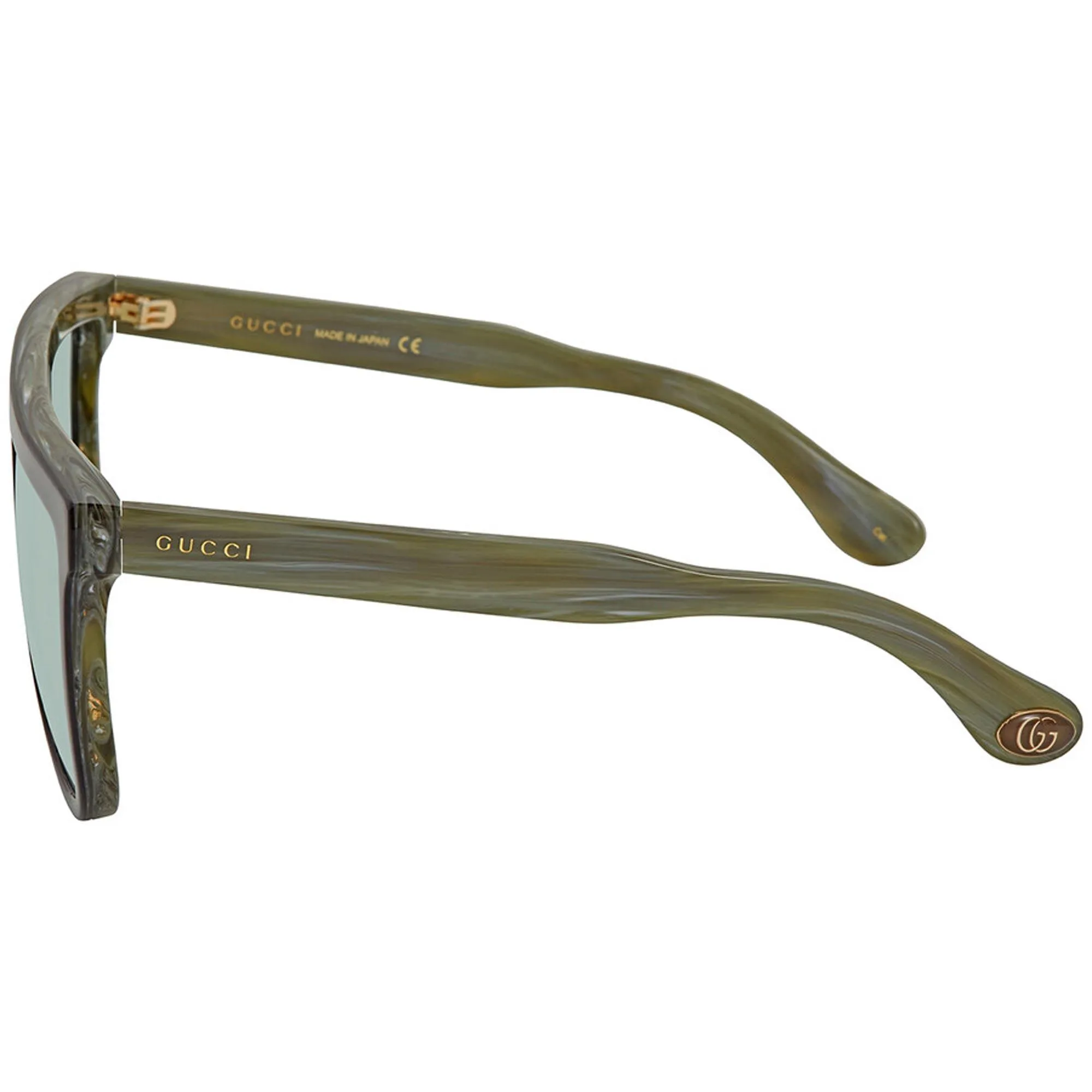 Gucci Men's Sunglasses - Full Rim Black Rectangular Frame | GG0582S-30008087004