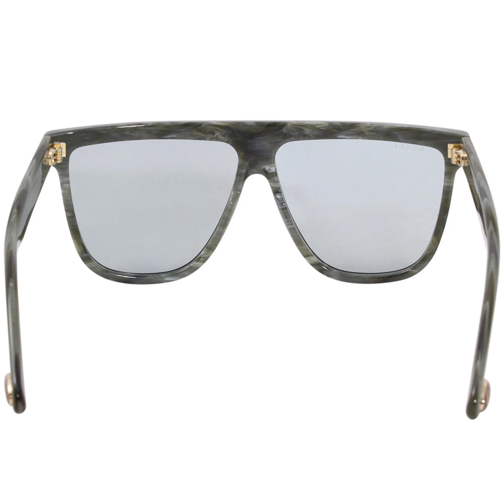 Gucci Men's Sunglasses - Full Rim Black Rectangular Frame | GG0582S-30008087004