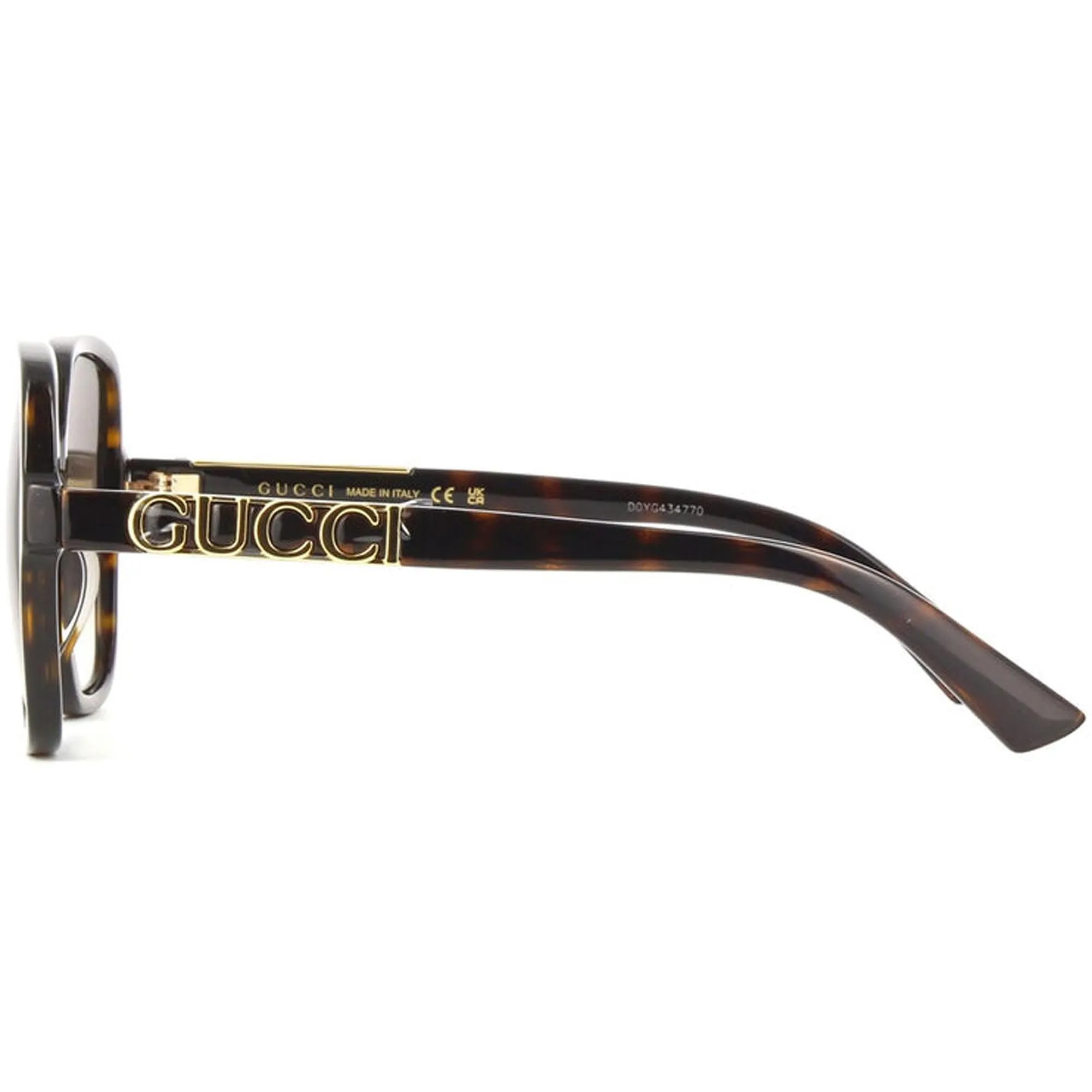 Gucci Women's Sunglasses - Brown CR39 Lens Tortoise Square Shape Frame | GG1189S 003