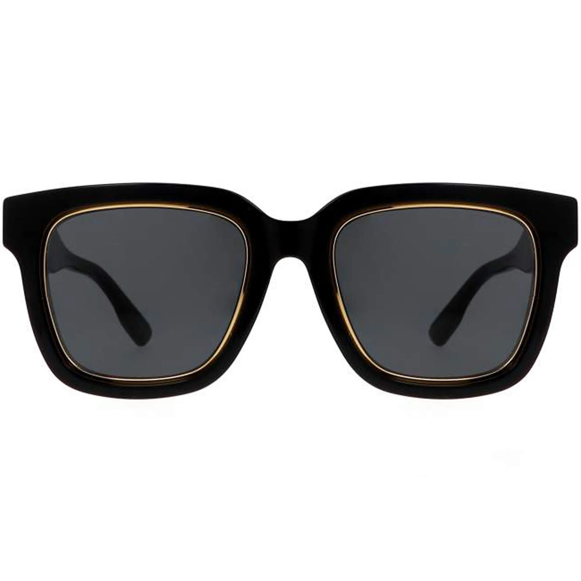 Gucci Women's Sunglasses - Dark Grey Lens Black Square Shaped Frame | GG1136SA 001
