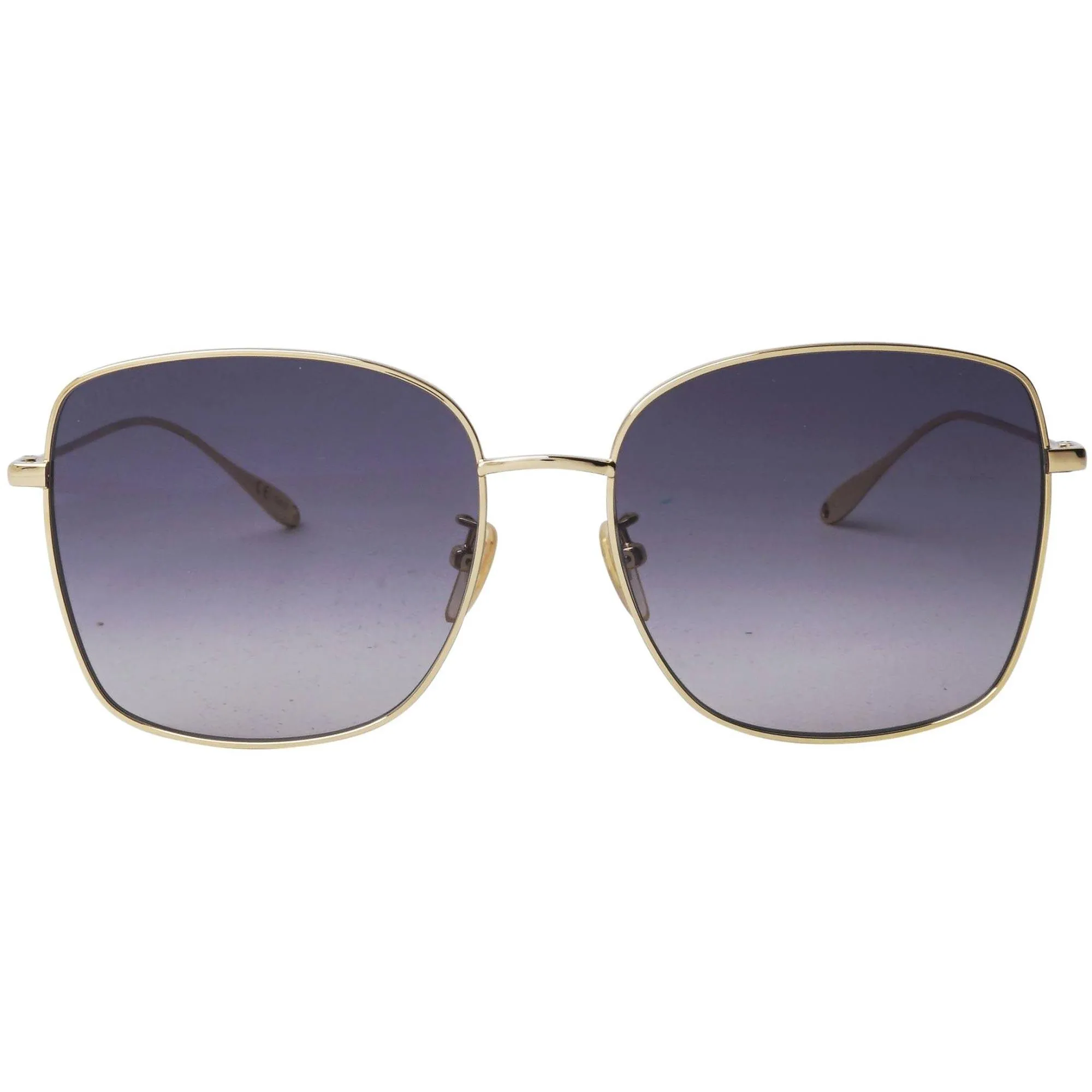 Gucci Women's Sunglasses - Gradient Grey Lens Shiny Gold Metal Frame | GG1030SK 001
