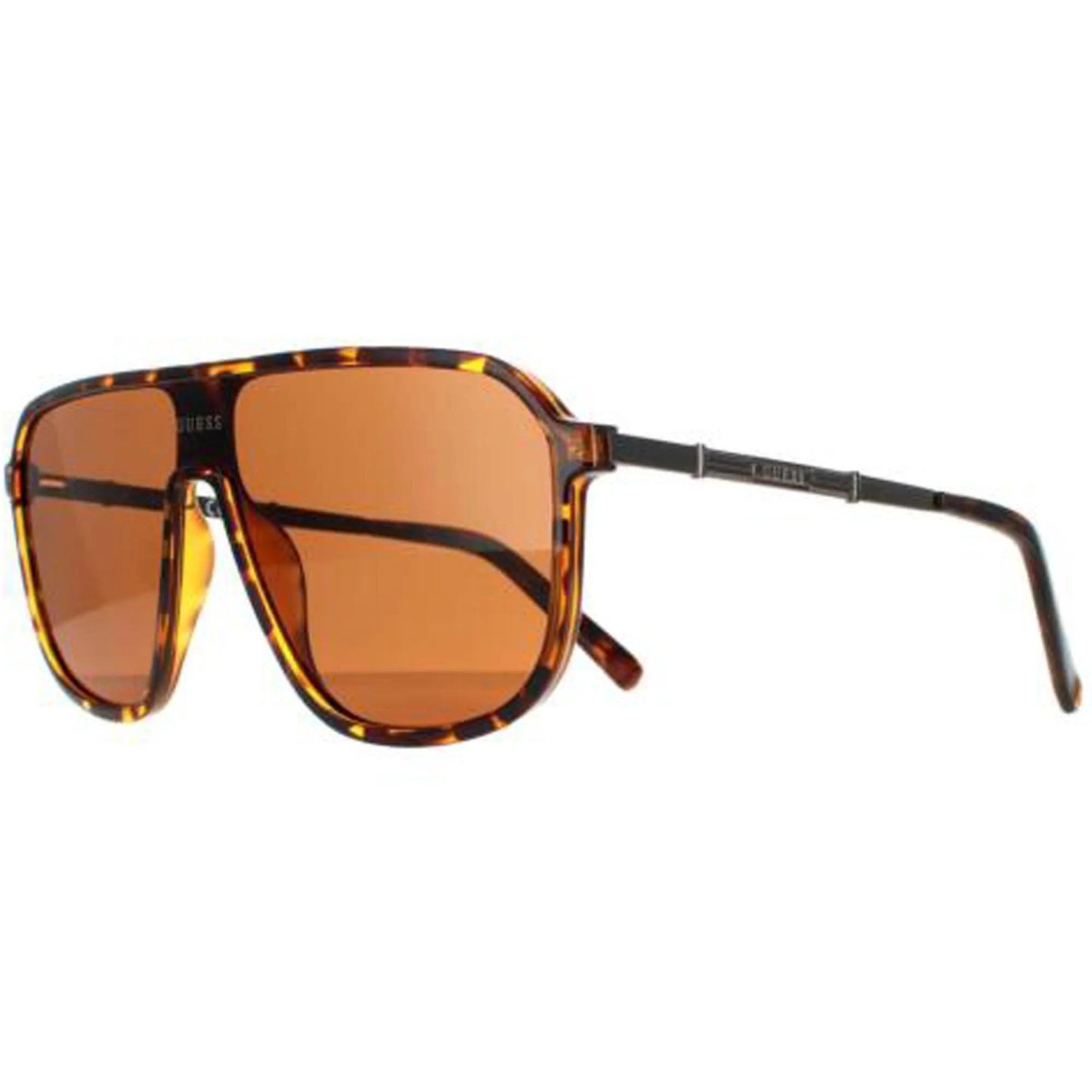 Guess Factory Unisex Sunglasses - Dark Havana and Grey Plastic Frame | GF5099 52E