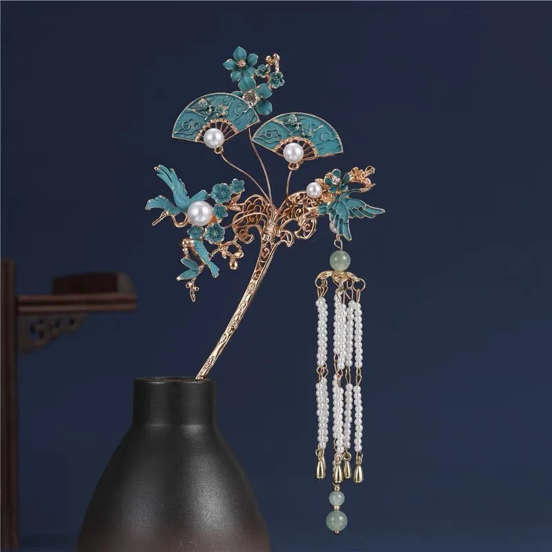 Hair Stick: Oriental Fan