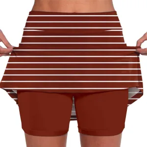 High Waisted Golf Skirts for Woman Casual Workout Tennis Mini Skirt Side Pockets Solid Summer Athletic Running Shorts Skorts