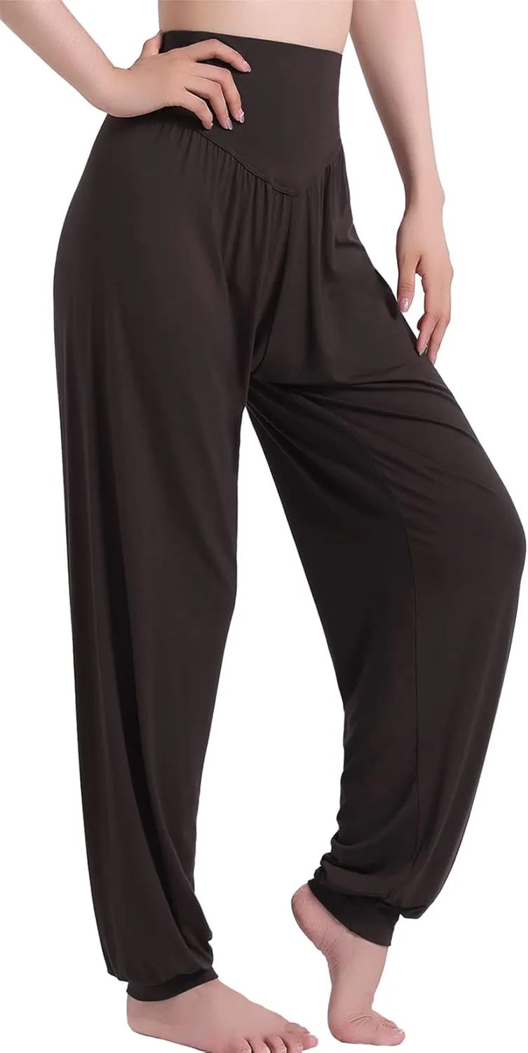 Hoerev Women Super Soft Yoga Pants Dance Trousers Lounge Pant