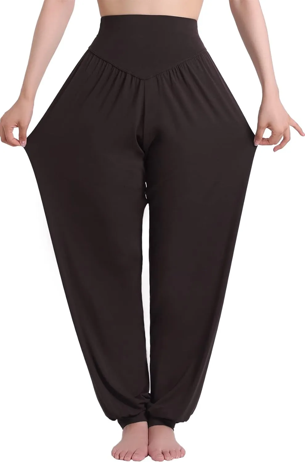 Hoerev Women Super Soft Yoga Pants Dance Trousers Lounge Pant
