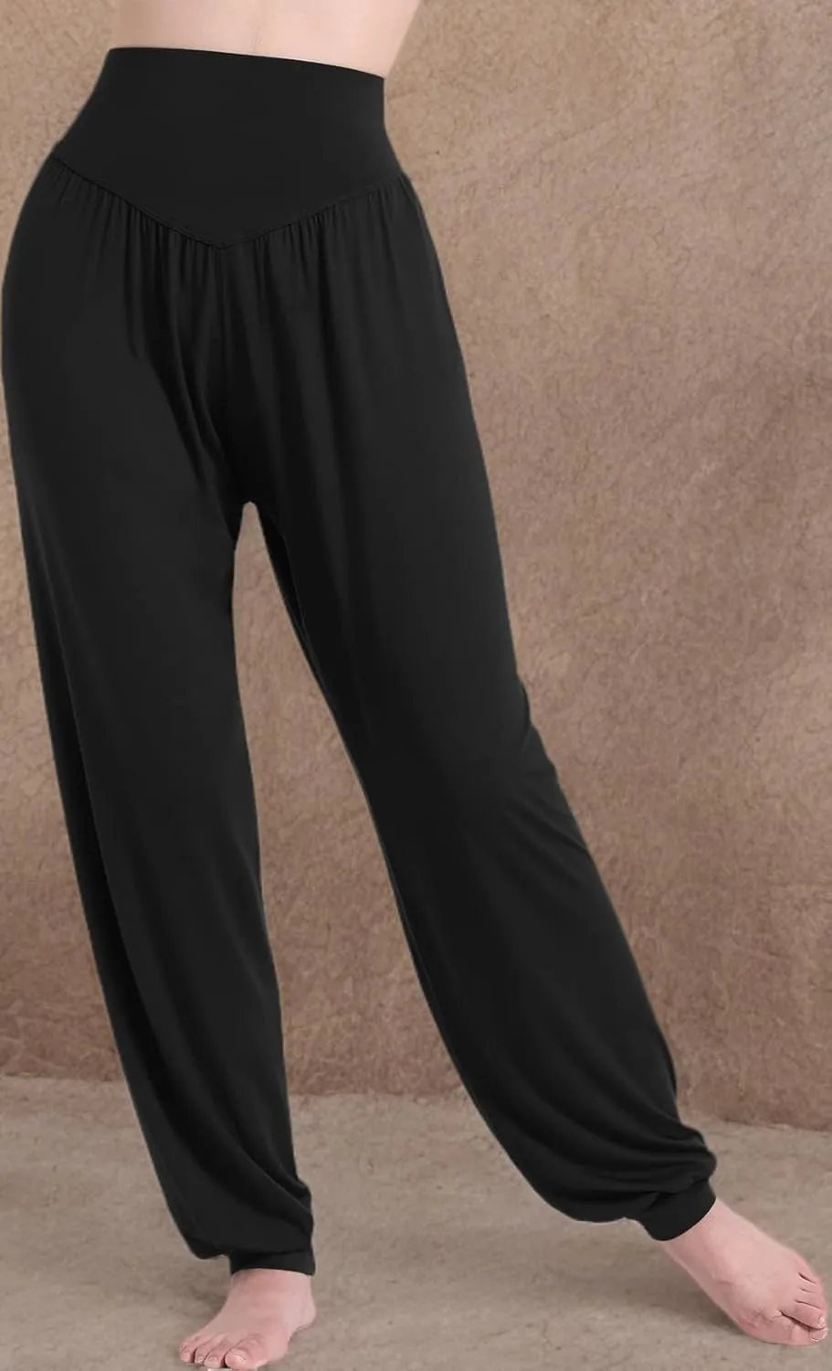 Hoerev Women Super Soft Yoga Pants Dance Trousers Lounge Pant