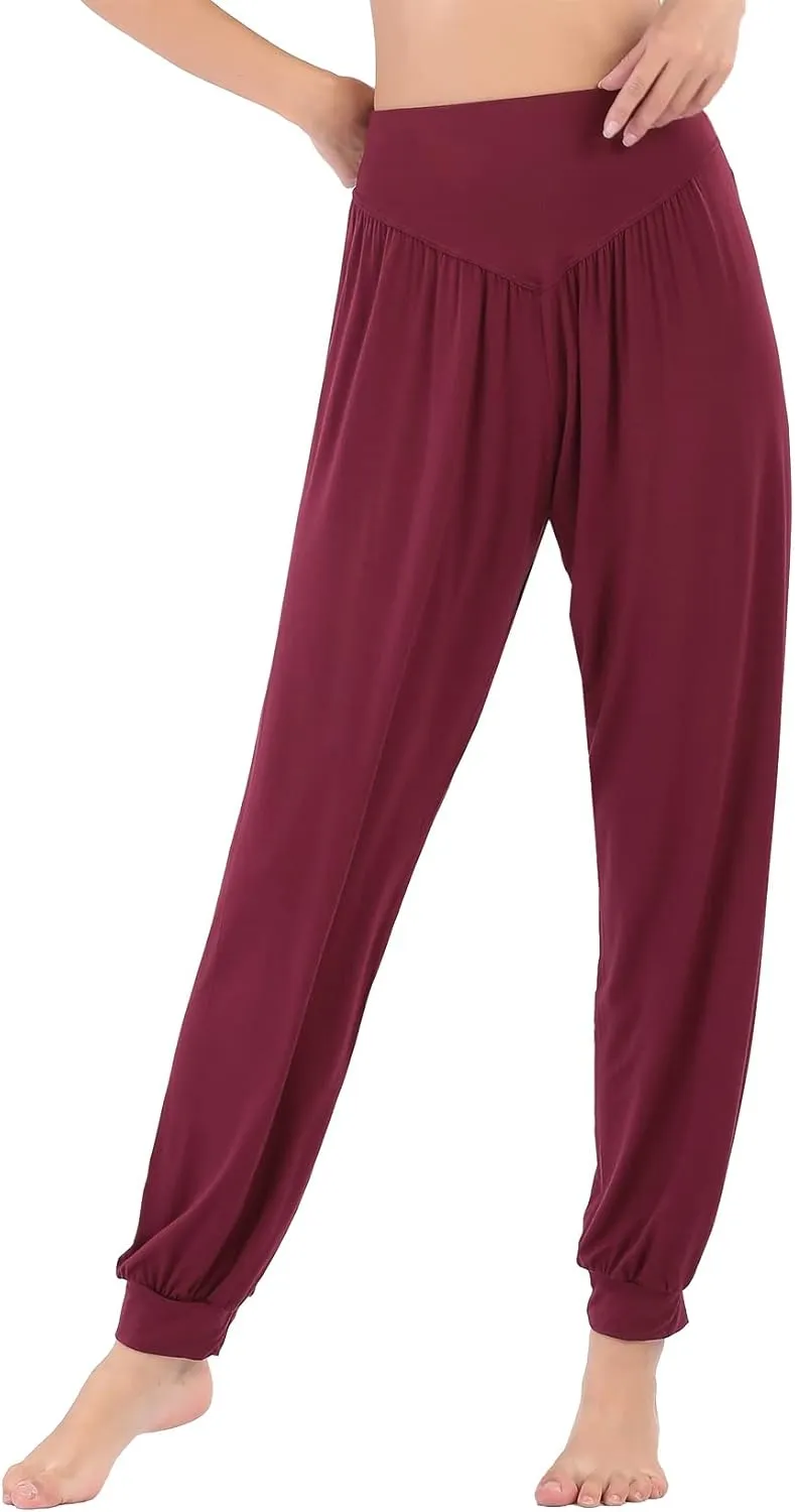 Hoerev Women Super Soft Yoga Pants Dance Trousers Lounge Pant