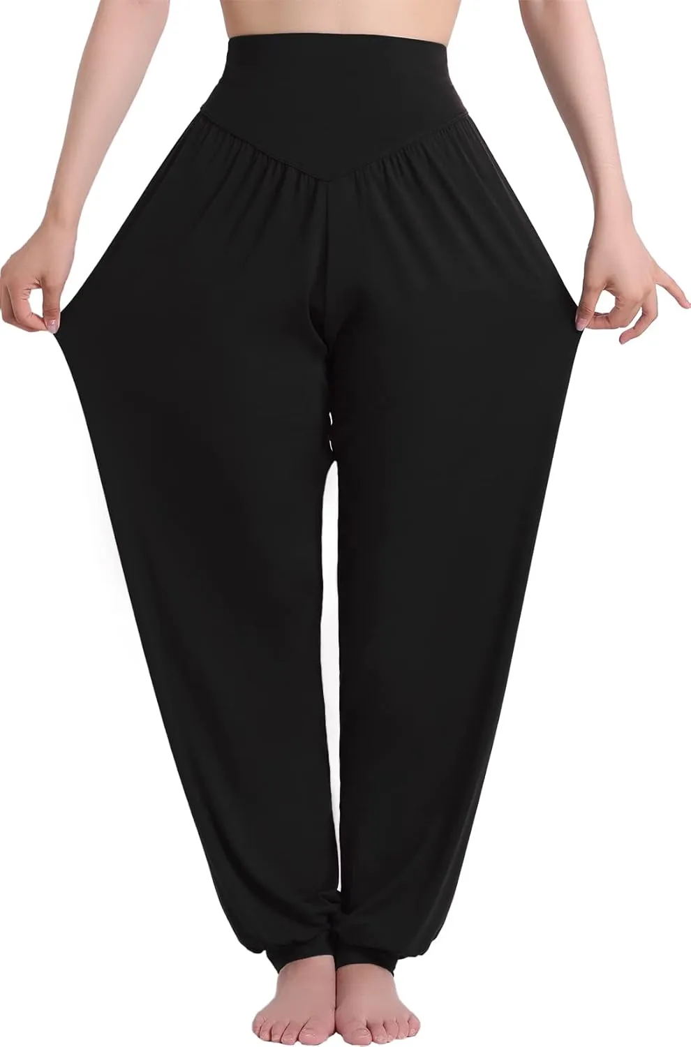 Hoerev Women Super Soft Yoga Pants Dance Trousers Lounge Pant