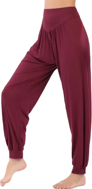 Hoerev Women Super Soft Yoga Pants Dance Trousers Lounge Pant