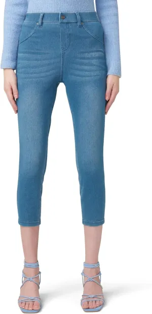 HUE Women's Ultra Soft High Waist Denim Capri Leggings