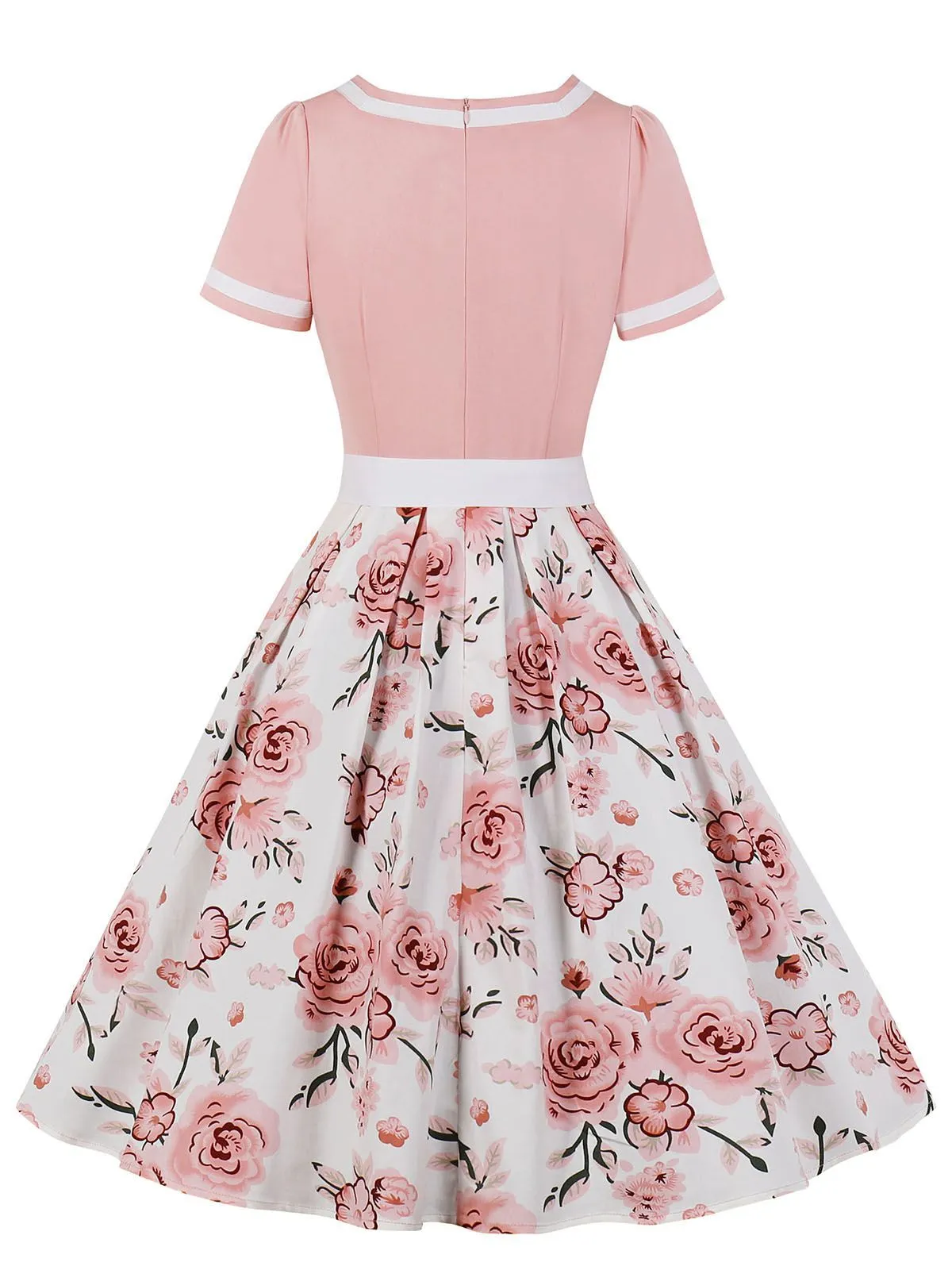 ILSE | FLORAL BELTED SWING DRESS