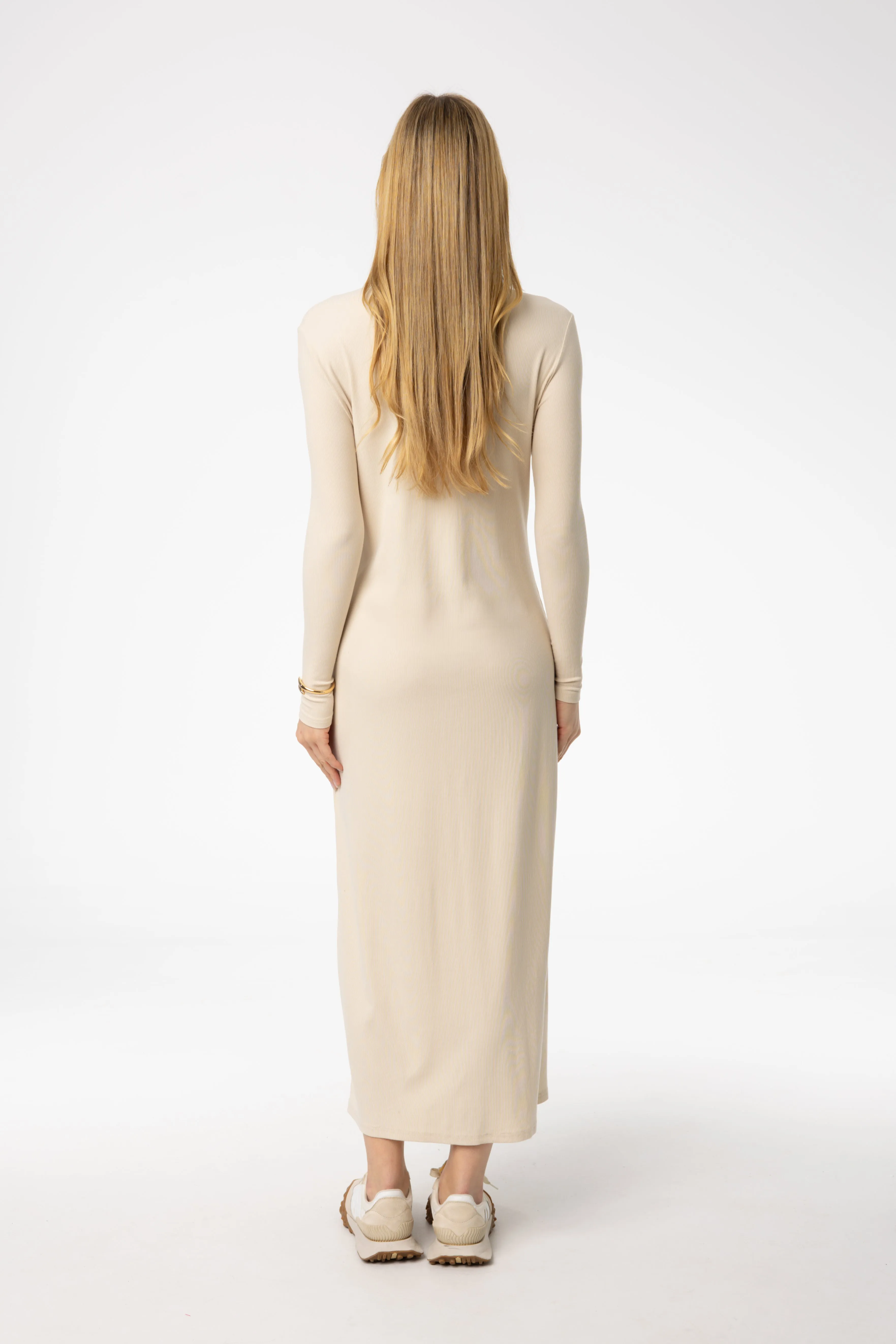 Ivory Cardi Maxi Dress