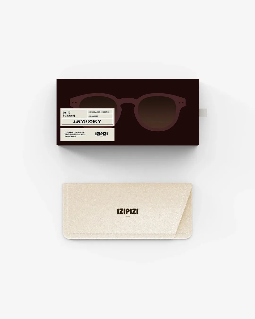 Izipizi Sun #C -   Brown lense - Mahogany