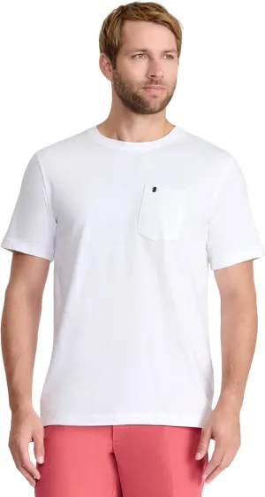 IZOD Men's Saltwater Soft Wash Pocket Crew T-Shirt