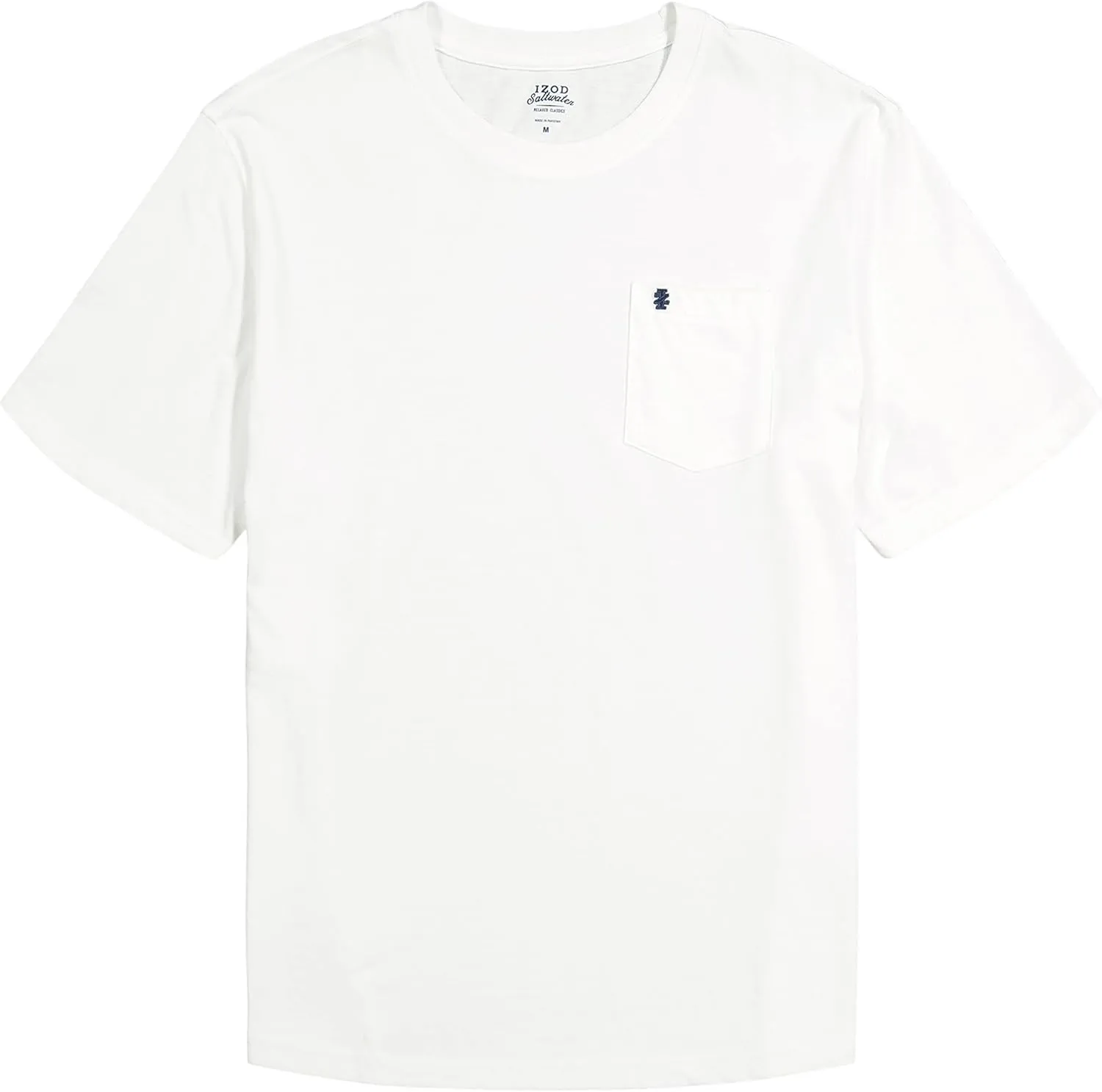 IZOD Men's Saltwater Soft Wash Pocket Crew T-Shirt