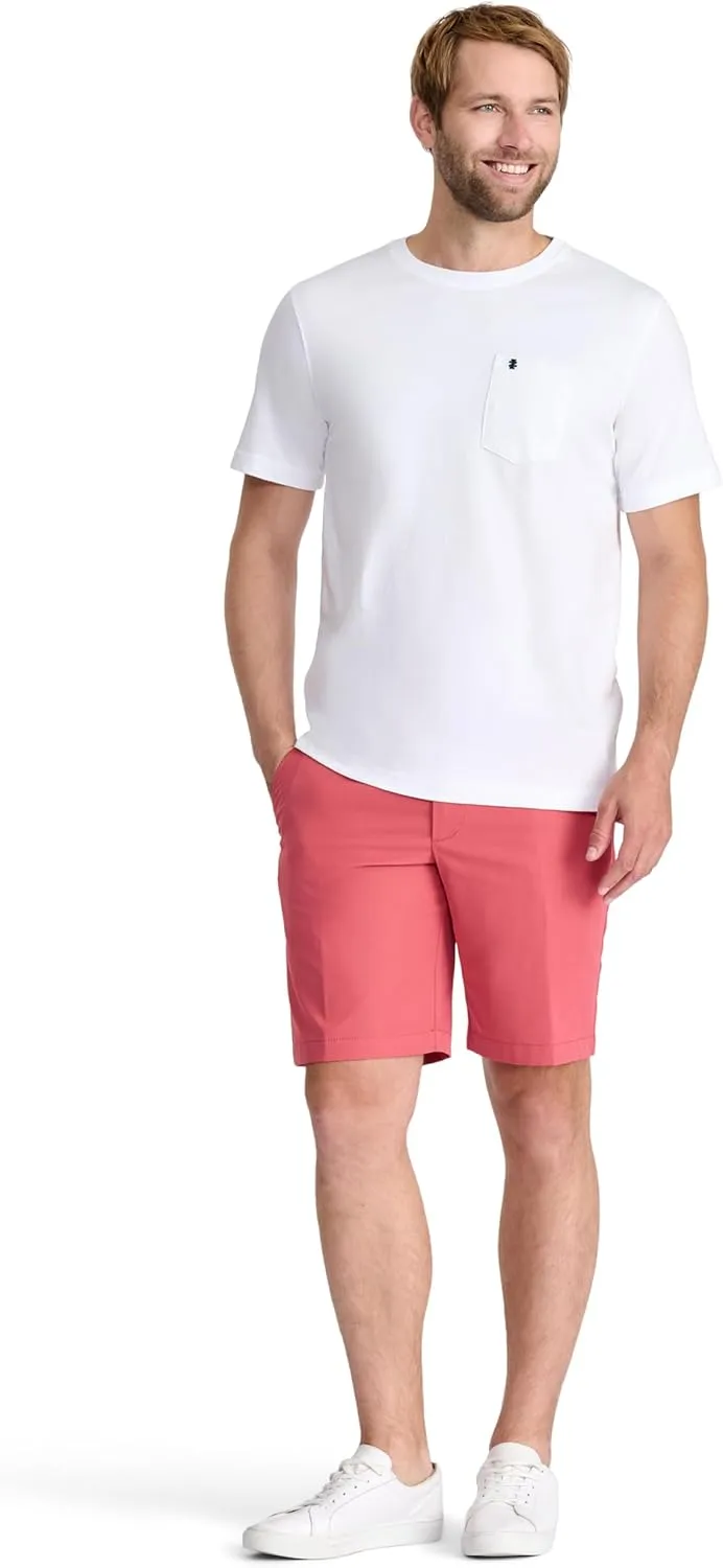 IZOD Men's Saltwater Soft Wash Pocket Crew T-Shirt