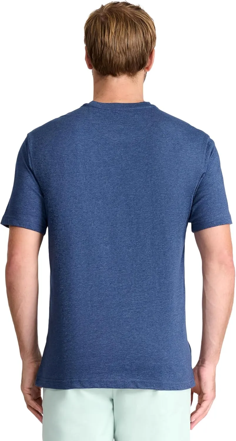 IZOD Men's Saltwater Soft Wash Pocket Crew T-Shirt