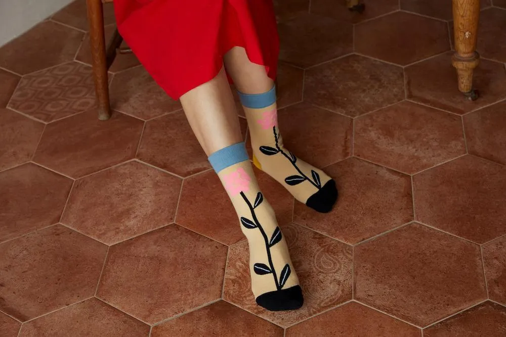 Jennifer Bouron X socks appeal Hydrangea