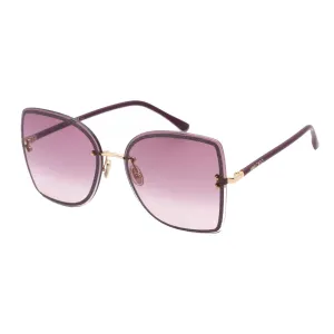 Jimmy Choo Women's Sunglasses - Pink Gradient Lenses Gold Plum Frame | LETI/S 0VO1