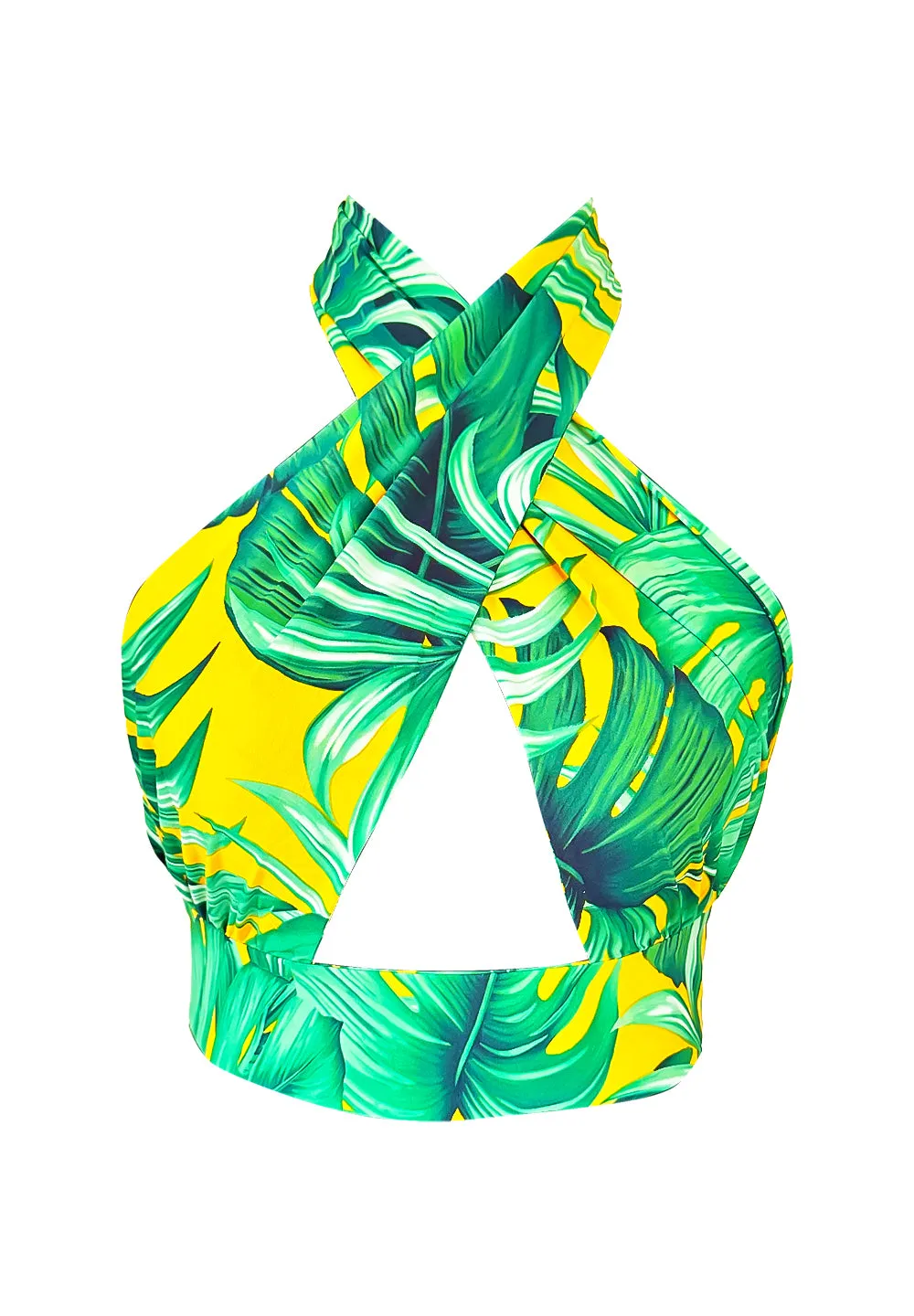 Jungle – Monstera Yellow Vera Top
