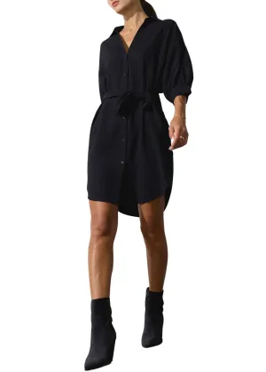 Kate Crepe Belted Dress
