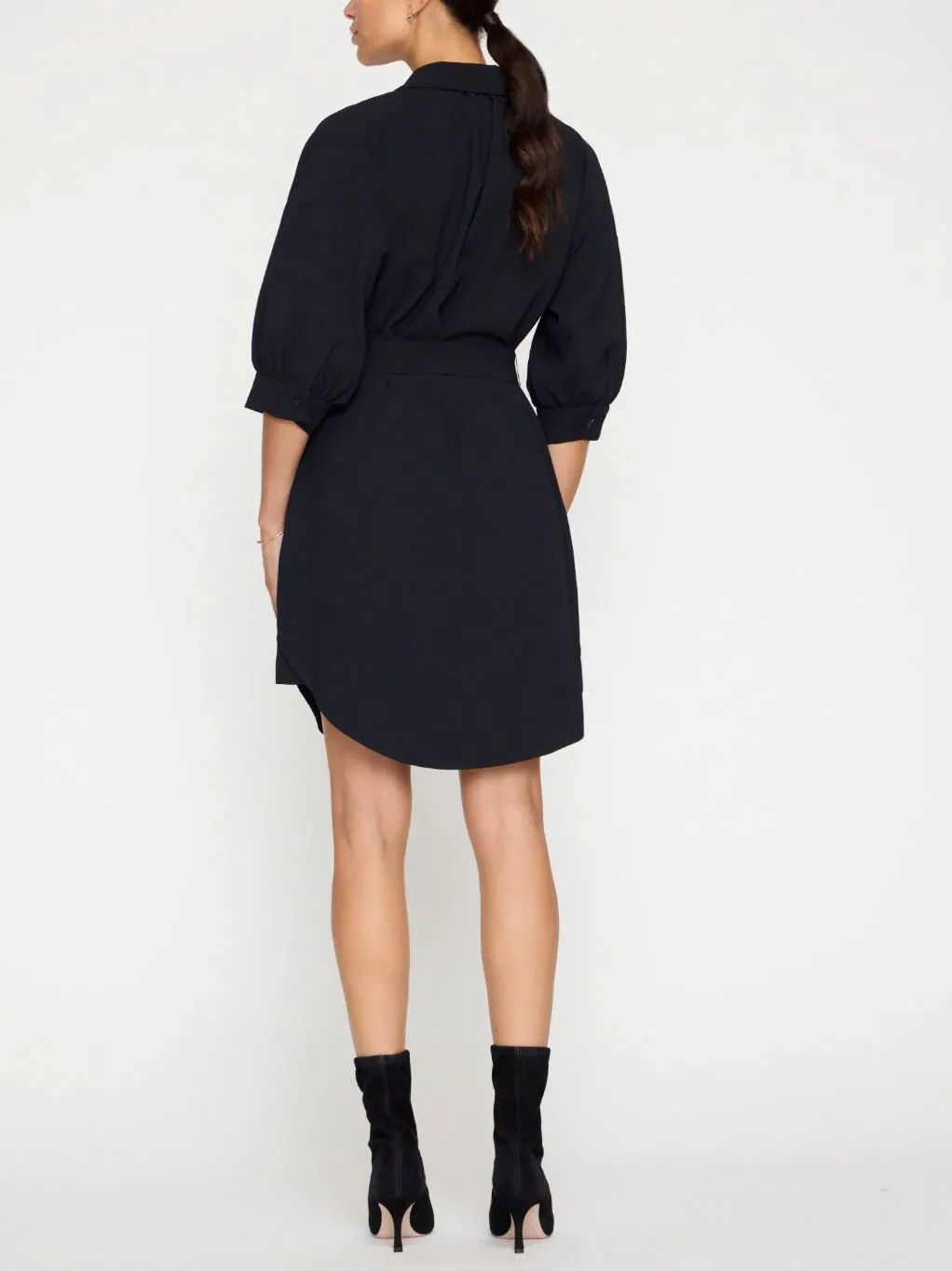 Kate Crepe Belted Dress