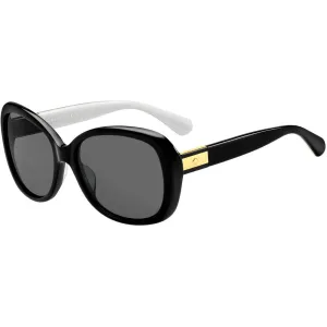 Kate Spade Women's Sunglasses - Black/Ivory Butterfly Acetate Frame | JUDYAP S 09HT