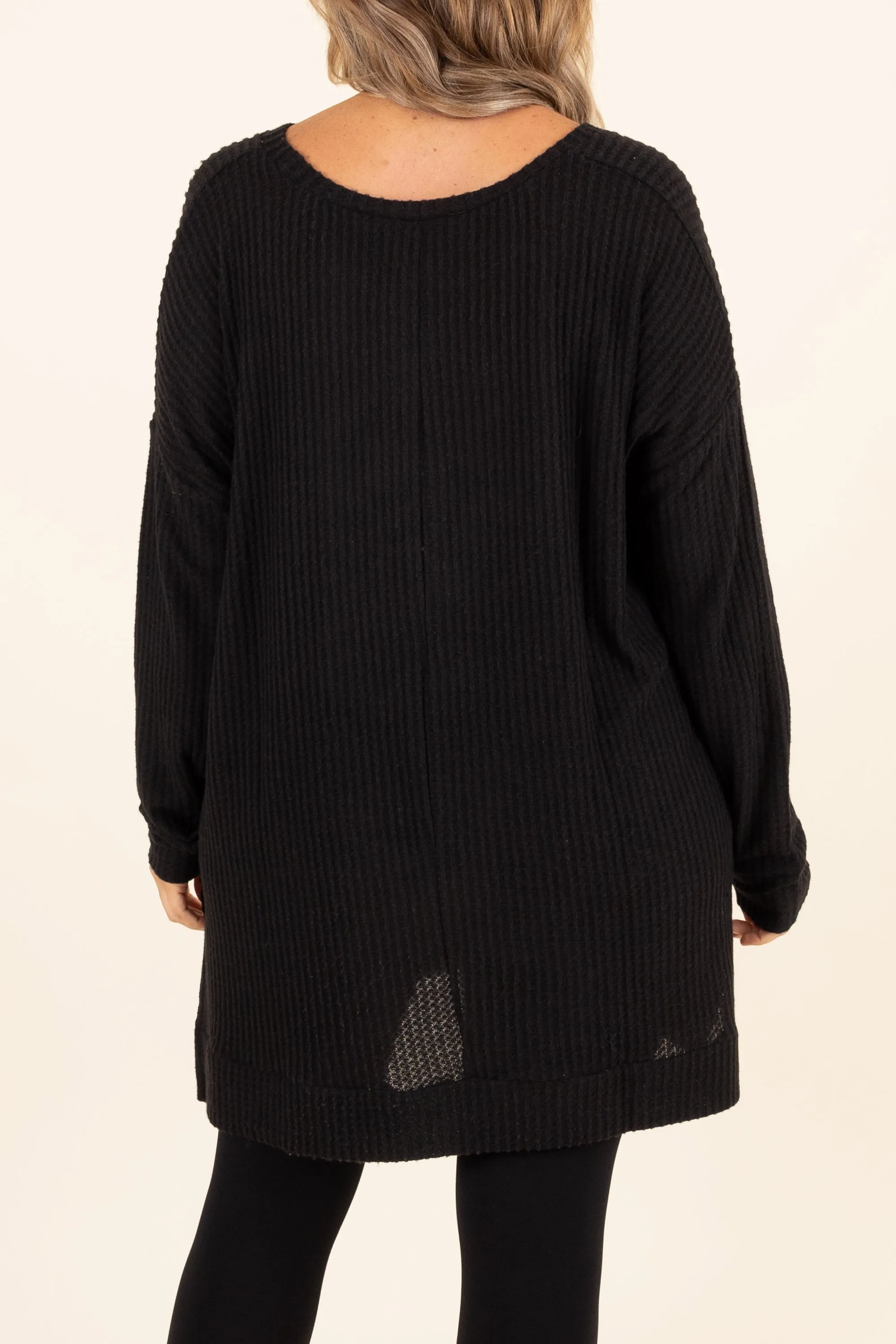 Keeping It Cute Tunic, Black