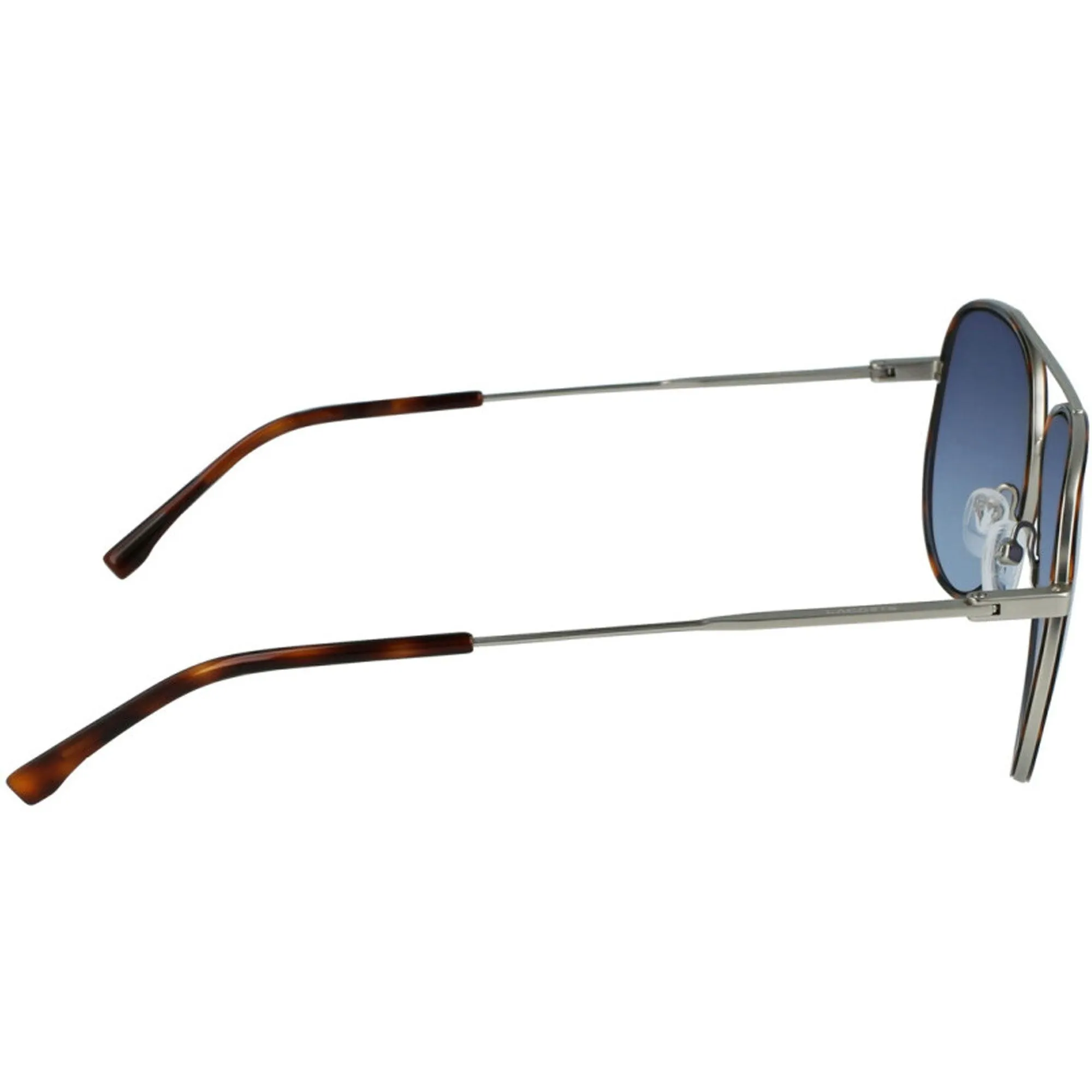 Lacoste Unisex Sunglasses - Gradient Lens Matte Light Grey Metal Frame | L247S 050