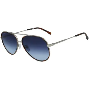 Lacoste Unisex Sunglasses - Gradient Lens Matte Light Grey Metal Frame | L247S 050