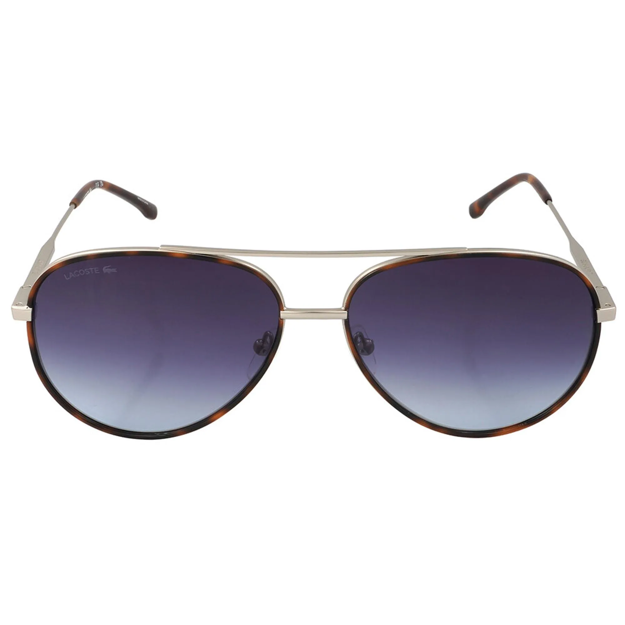 Lacoste Unisex Sunglasses - Gradient Lens Matte Light Grey Metal Frame | L247S 050